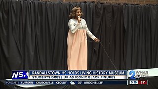 Randallstown High School students dress up as iconic black figures