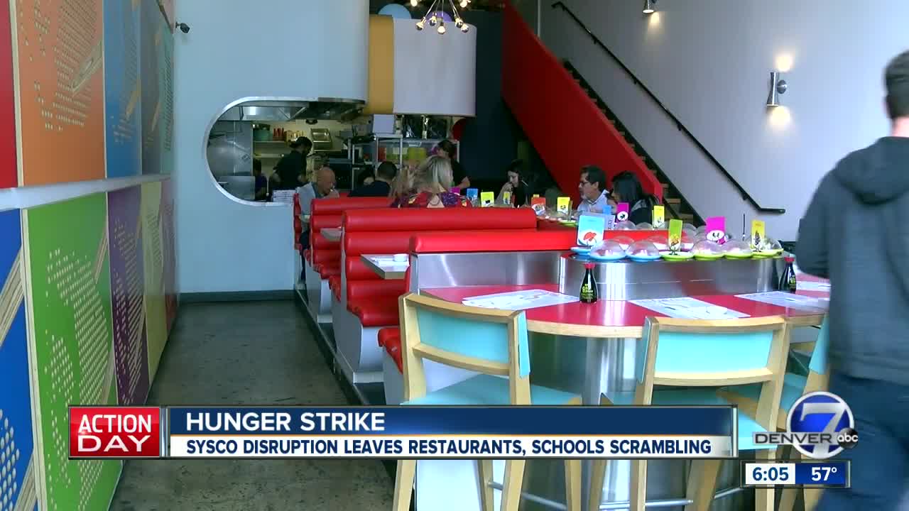 Hundreds of Sysco workers are on strike and some restaurants are feeling the impact