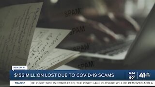 $155 million lost due to COVID-19 scams
