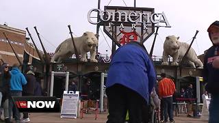 Fans head to Comerica Park for an Opening Day redo