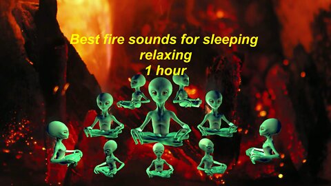 Soft fire sounds for sleeping relaxing and meditations 1 hour