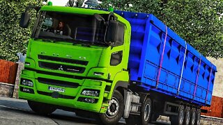NUTS delivery with MITSUBISHI FUSO | Euro Truck Simulator 2 Gameplay