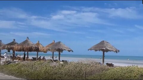 Our taxi ride on Isla Holbox to Mosquito Point, Quintana Roo, Mexico