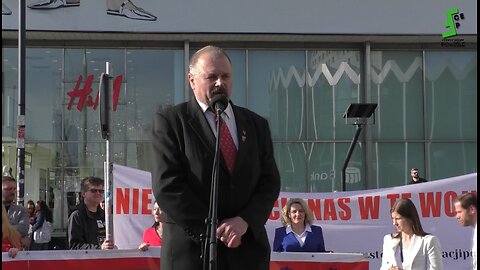 Rafał Mossakowski: "Bezpieczna" aborcja i inne liberalne a zarazem lewackie cele "zrównoważonego rozwoju" ONZ oto prawdziwe fundamenty globalnego pokoju! Marsz Polska za Pokojem 06.04.2024