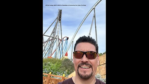 Off Ride Footage (MULTI-ANGLE) of Shambhala at PortAventura Park, Spain. First Drop!