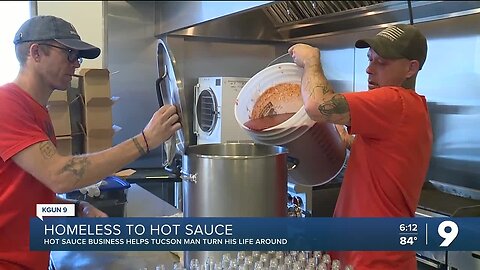 'Hot sauce basically saved my life': Tucson man goes from homeless to hot business