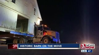 Historic Barn on the Move
