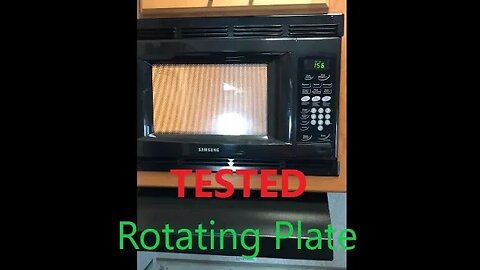 Samsung Microwave 1.6-cu ft 1000-Watt Over-the-Range TESTED for RV