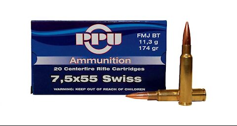 PPU 7.5x55 Swiss Data