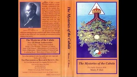 Manly P. Hall Chariot of Righteousness; Mystical Disciplines of Cabalism and Yoga (Part 6)
