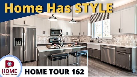 Open House Tour 162: Modern Farmhouse Two-Story Home Design