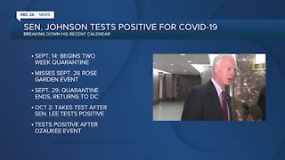 Senator Ron Johnson tests positive for coronavirus