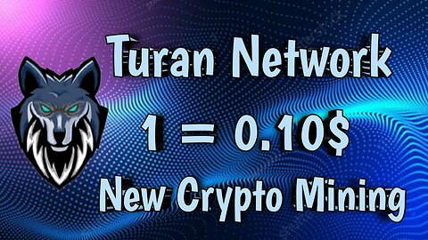 Turan Network Crypto Mining App 2023 | Listen Crypto Coin Market | Turan Coin 1=0.10$