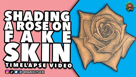 Shading A Rose On Dark Reelskin Timelapse
