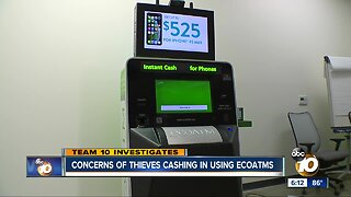 Concerns of thieves cashing in using ecoATMs