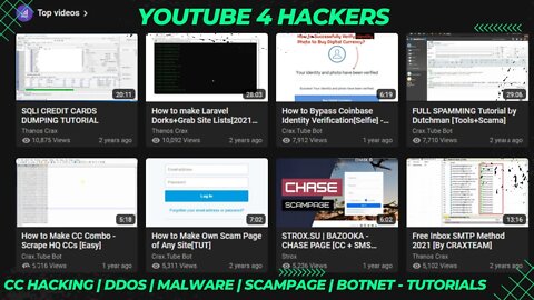 I Found Black Hat Tutorials on This Website // Special YouTube For Black Hats (2023)