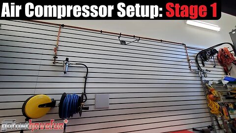 Air Compressor Setup: Stage 1 (Sanborn Pneumatic Shop Air) | AnthonyJ350