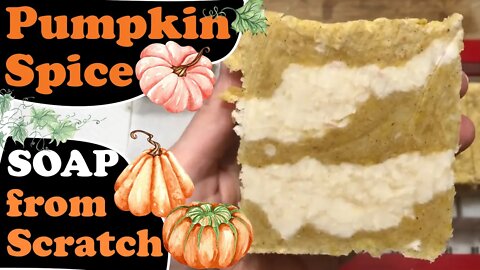 Making Pumpkin Spice Natural Soap from Scratch ~ HP Soap Making