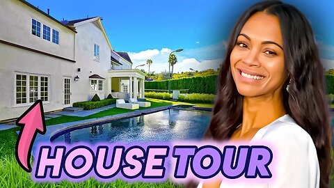 Zoe Saldana | House Tour | Beverly Hills & Los Feliz Mansions