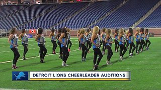 Detroit Lions Cheerleader Tryouts