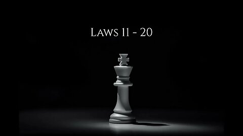 48 Laws of Power by Robert Greene | Laws 11-20 | Summary & Key Lessons