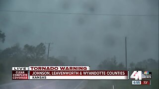 Storm chasing southwest of Bonner Springs