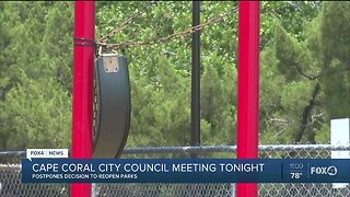 Cape Coral City Council members discuss reopening parks
