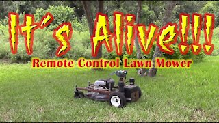 DIY: Remote Control Lawn Mower - Reassembly & Test!