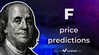 F Price Predictions - Ford Motor Stock Analysis for Monday