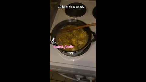 Making chicken basket wings