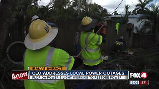 FPL adresses power outage questions