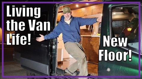 It's the Van Life! | Refinishing the floor in a Ford Travel Van | 2021/05