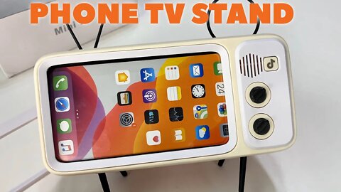 Novelty Retro TV Mobile Phone Display Stand Review