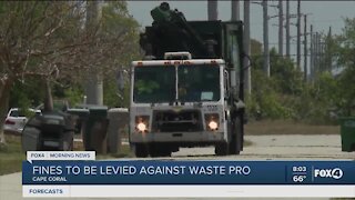 Fines to be levied against Waste Pro