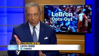 COMMENTARY: Leon Bibb on LeBron's Decision - Is he staying or going?