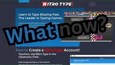 How to Create a Nitro Type Account! *updated*