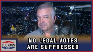 There is NO Voter Suppression of People Legally Allowed to Vote