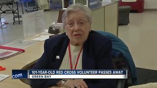101-year-old Red Cross volunteer passes away