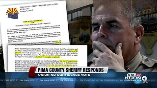 Pima County Sheriff responds to union's no-confidence vote 6p