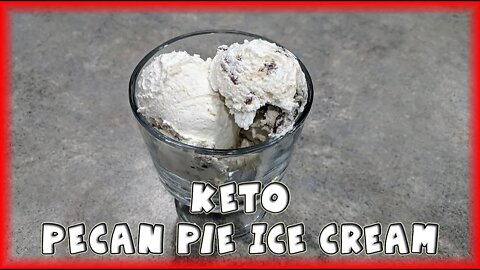[Keto] Pecan Pie Ice Cream