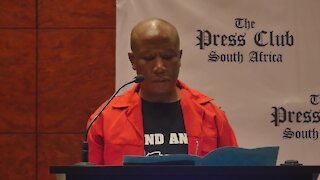 SOUTH AFRICA - Cape Town - Julius Malema speaking at The Press Club South Africa (Video) (Ztd)