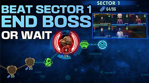 BEAT SECTOR 1 END BOSS “GLITCH” - GALACTIC CONQUESTS - SWGOH