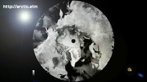Black Hole at the North Pole Ice Caps Hollow Earth Theory, singularity shown secret government site