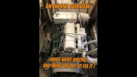 Engine walk through #diy #boatrenovation #marineengine #perkins #borgwarner