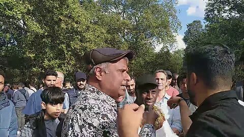 Uncle Sam And His Moon Symbols Again With Muslims At Speakers Corner