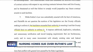 Nursing homes sue Erie County Executive over Ruthie's Law