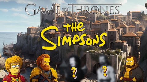 Game of Thrones Characters AI Generated Into The Simpsons