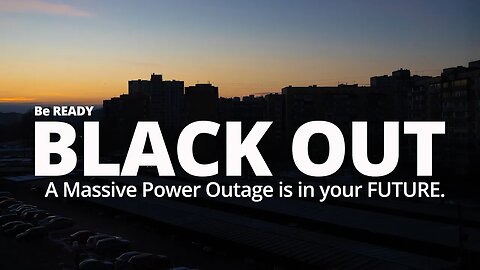Be ready, A MASSIVE POWER OUTAGE is coming | STAY IN POWER EcoFlow.
