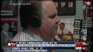 Bakersfield radio hosts react to the death of conservative icon Rush Limbaugh