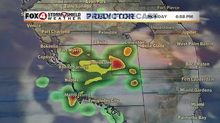 Lower Rain Chances Sunday